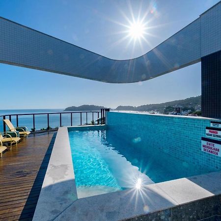 Confortavel Loft Com Vista Para O Mar - Condominio Com Piscina 邦比尼亚斯 外观 照片