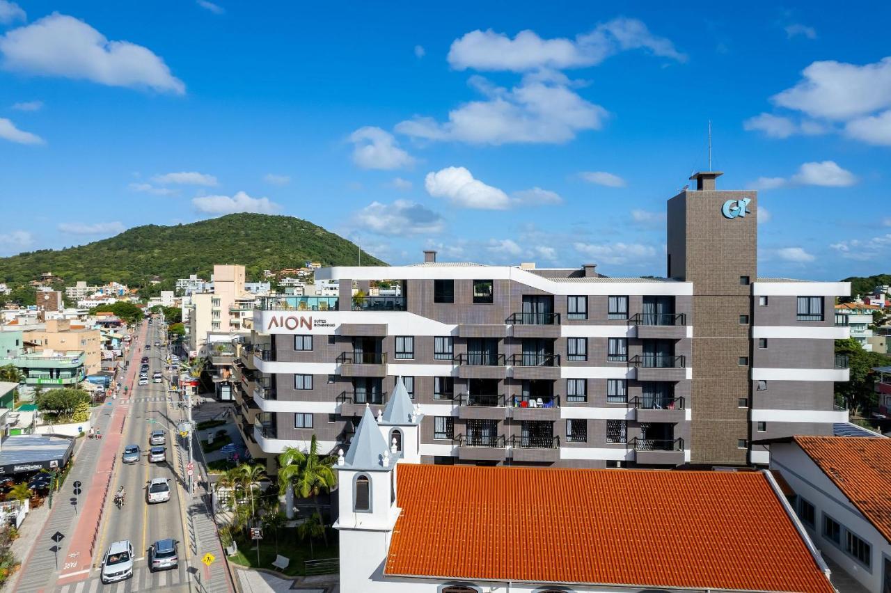 Confortavel Loft Com Vista Para O Mar - Condominio Com Piscina 邦比尼亚斯 外观 照片